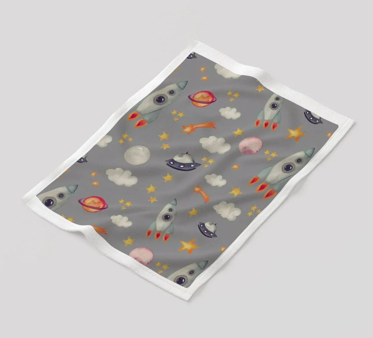 Space Fleecedecke von Sabrina Ziegenhorn