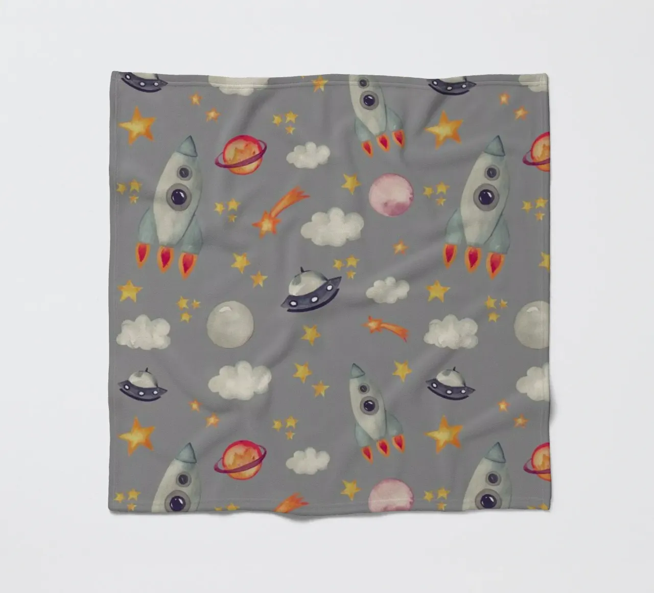 Space Fleecedecke von Sabrina Ziegenhorn