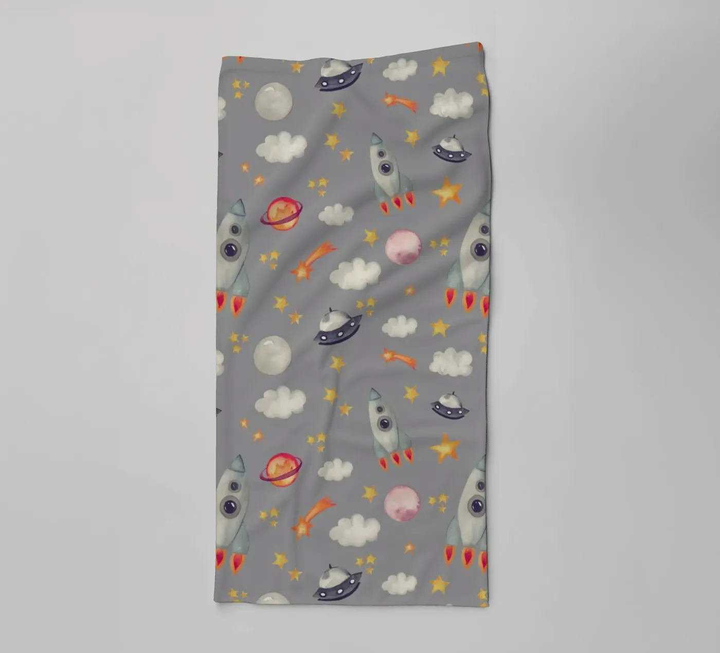 Space badhanddoek van Sabrina Ziegenhorn