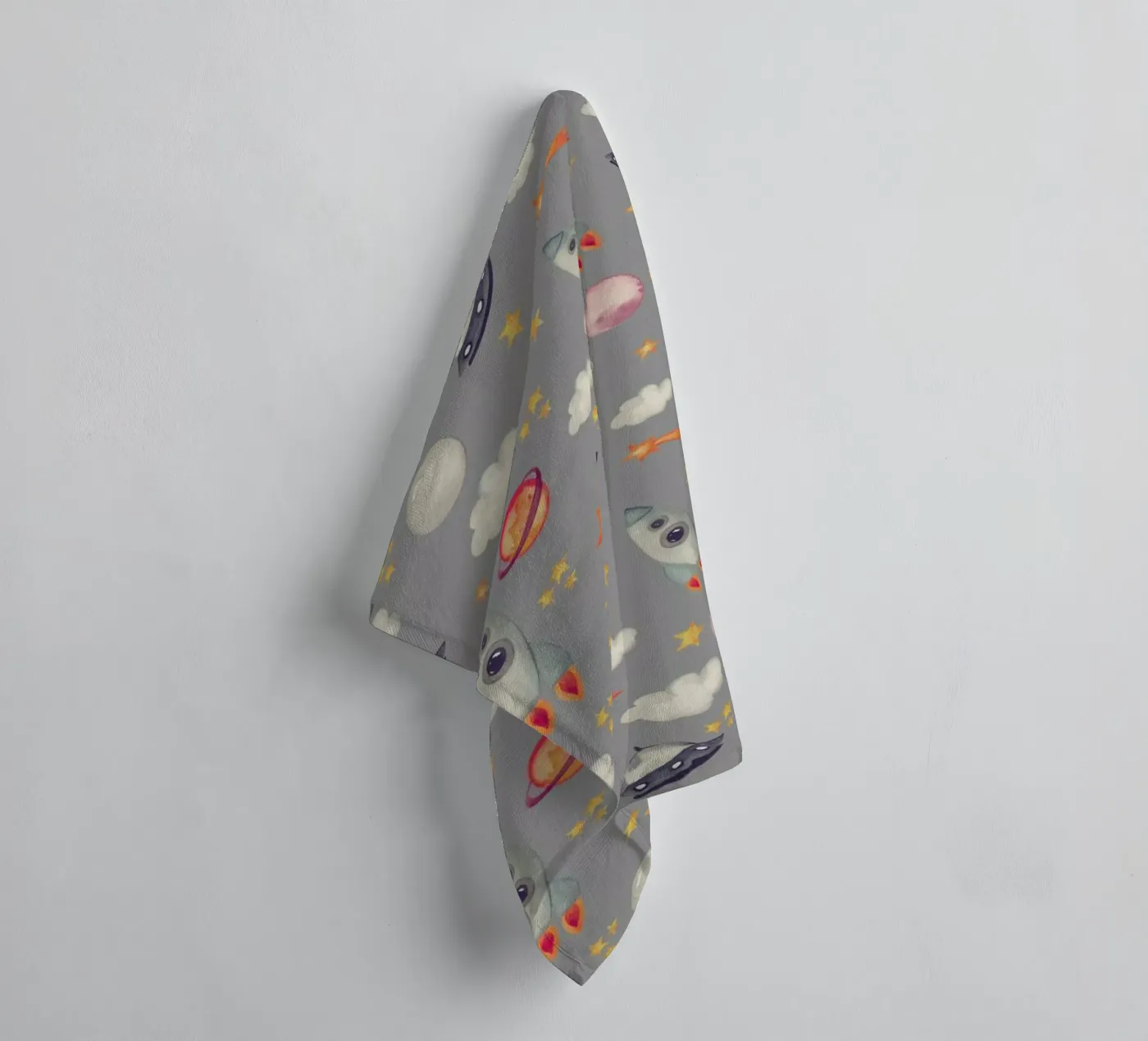 Space badhanddoek van Sabrina Ziegenhorn