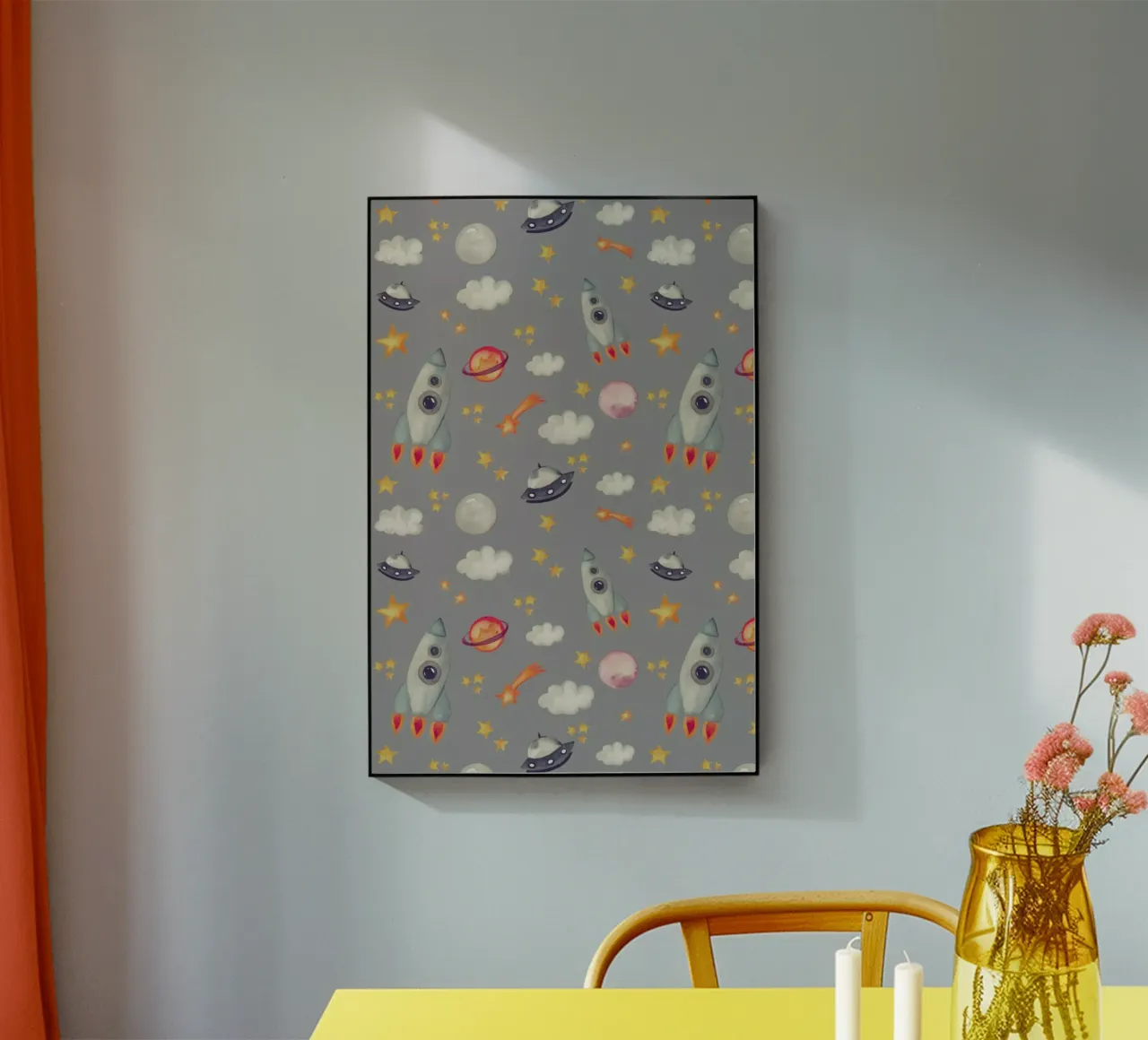 Space acryl van Sabrina Ziegenhorn