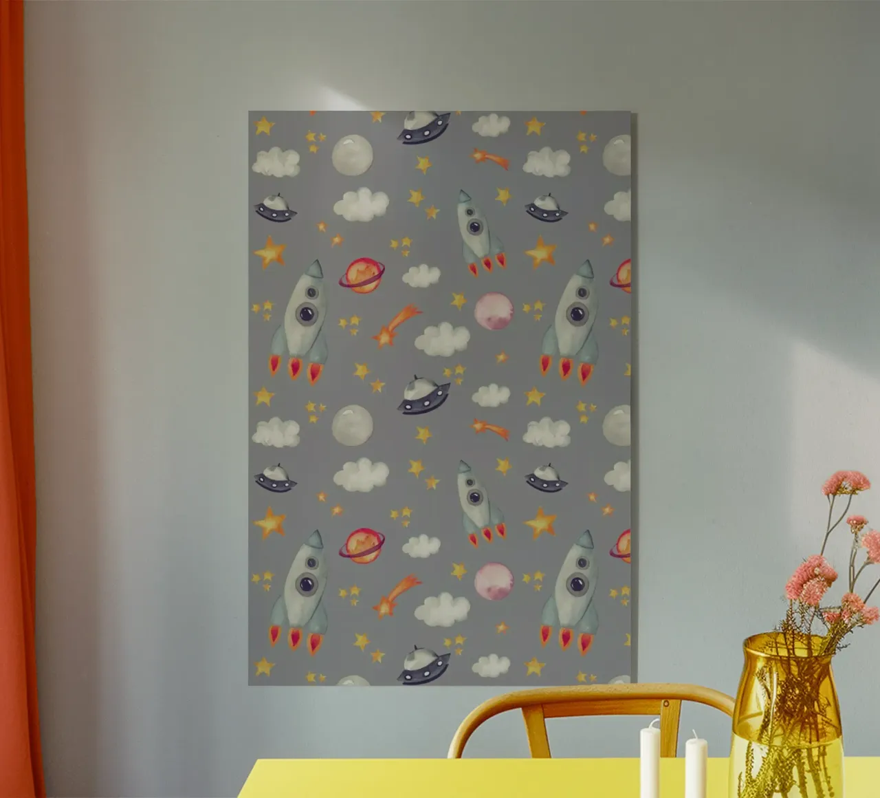 Space acryl van Sabrina Ziegenhorn