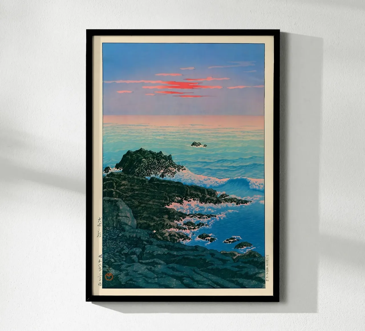 Ukiyo e Morning of CapeInubo by Kawase Hasui poster da GoArt