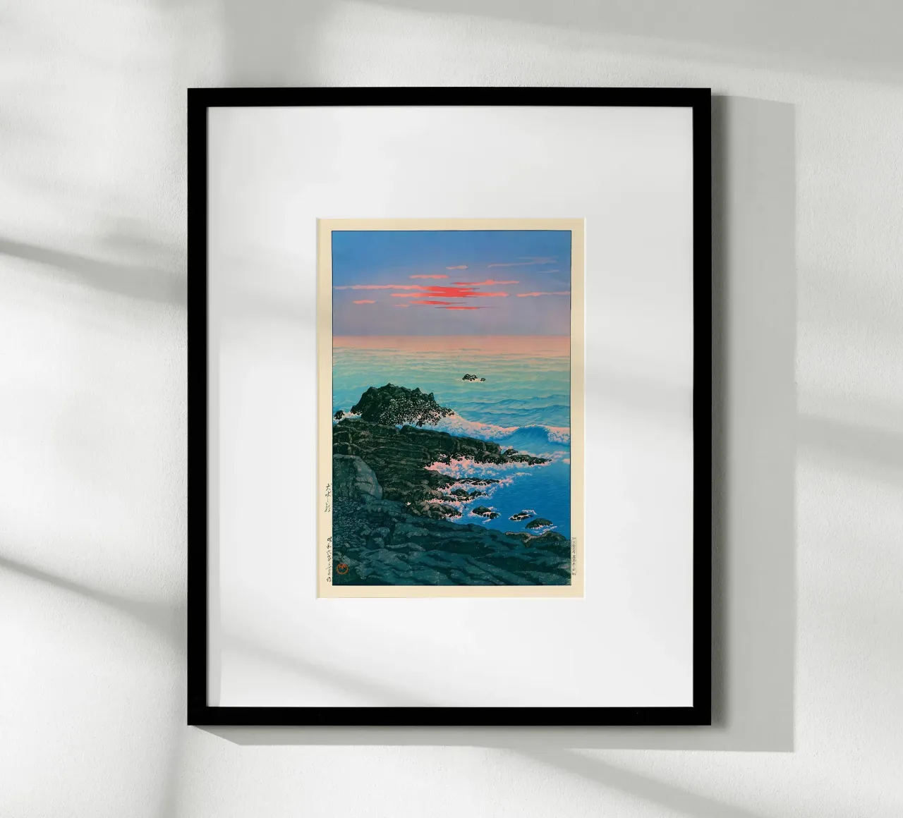 Ukiyo e Morning of CapeInubo by Kawase Hasui poster da GoArt