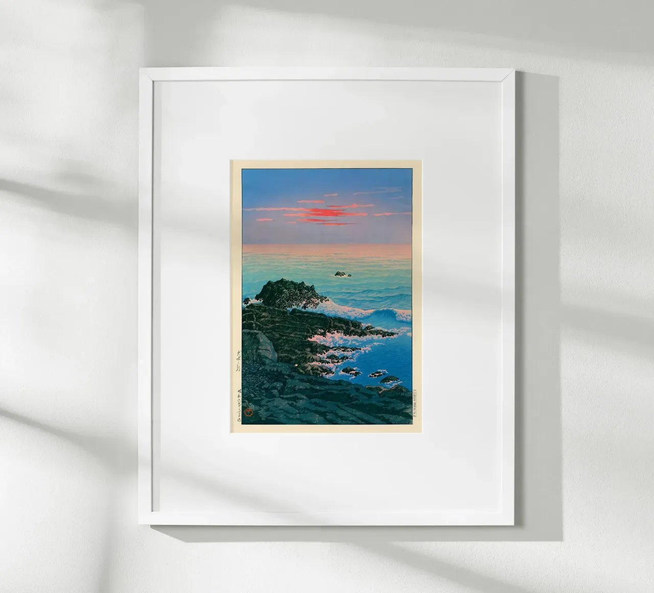 Ukiyo e Morning of CapeInubo by Kawase Hasui poster da GoArt