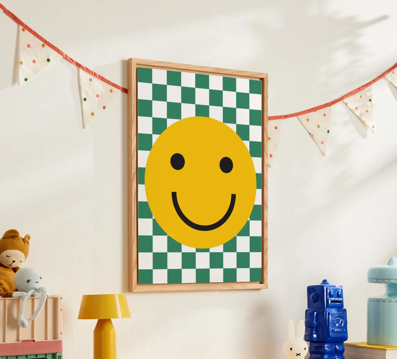 Smilie Grün Acryl-Glas von studio salü