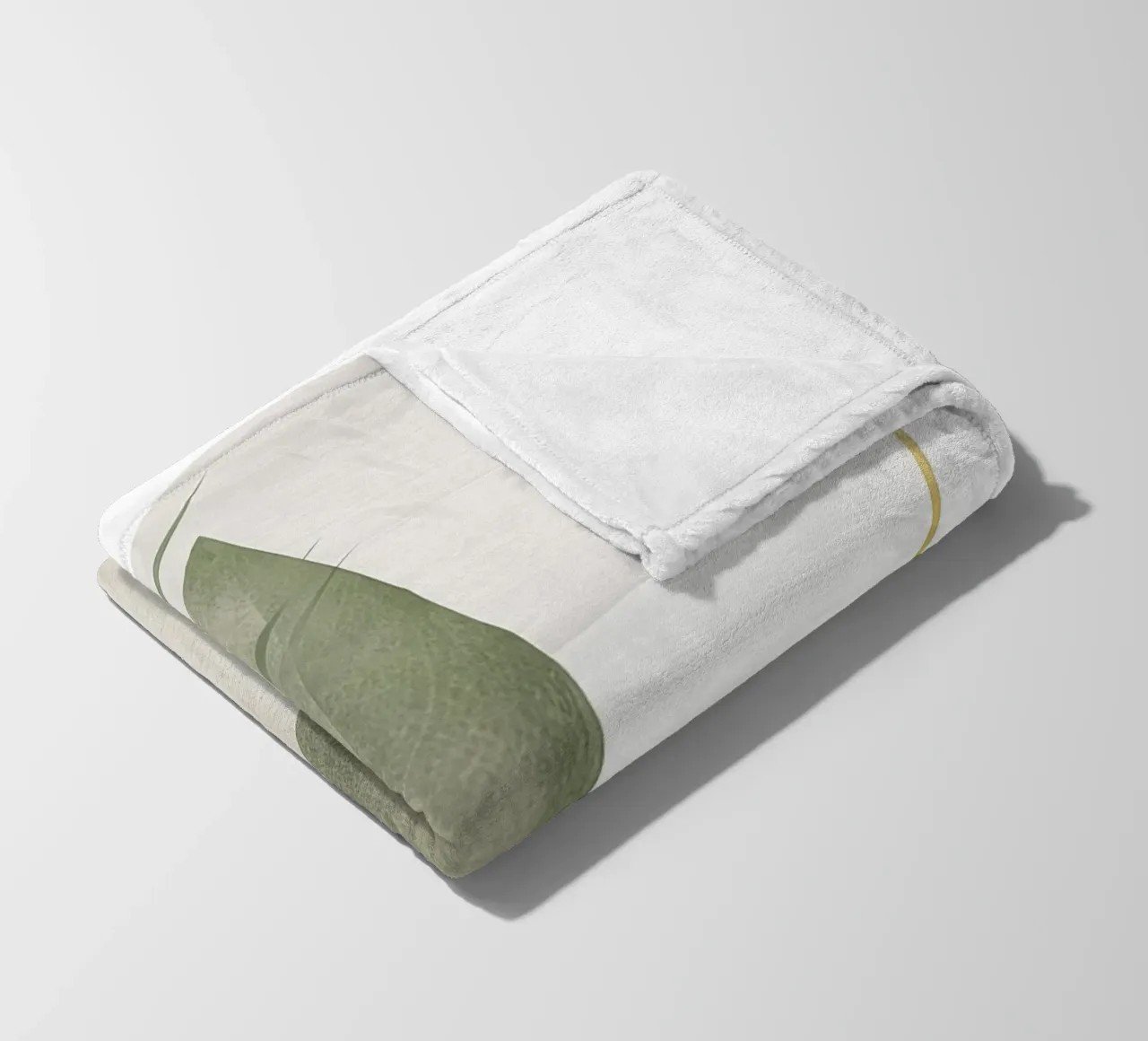Astratto botanico coperta in pile da Imagine
