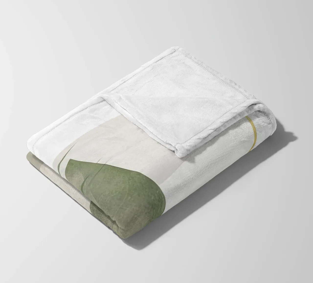 Astratto botanico coperta in pile da Imagine