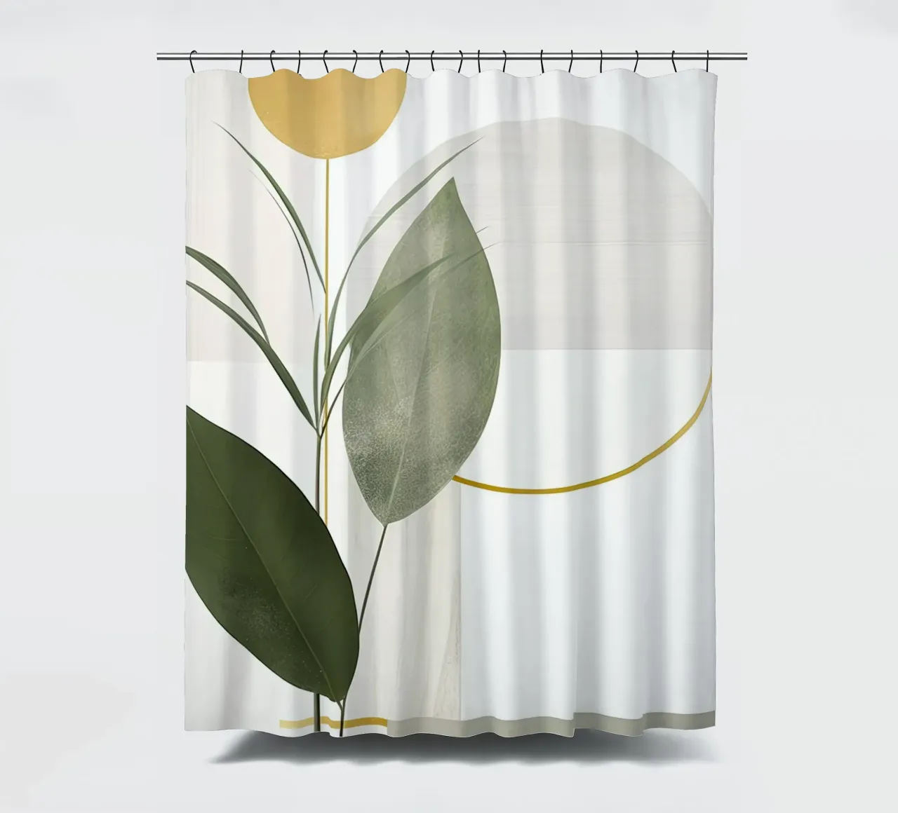 Astratto botanico tenda da doccia da Imagine