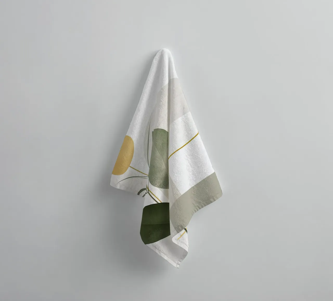 Astratto botanico asciugamano da bagno da Imagine