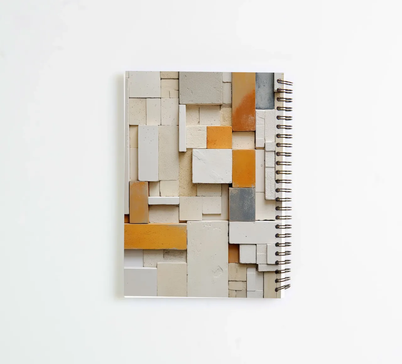 Abstract forms spiral notebook by Imagine