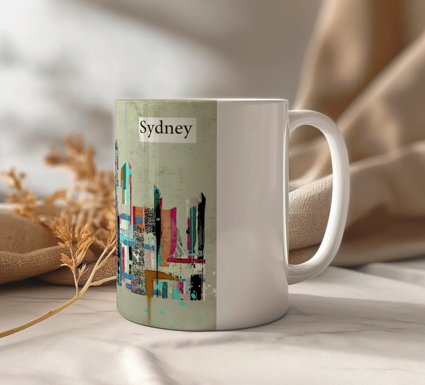 sydney ceramic mug by Bri Buckley