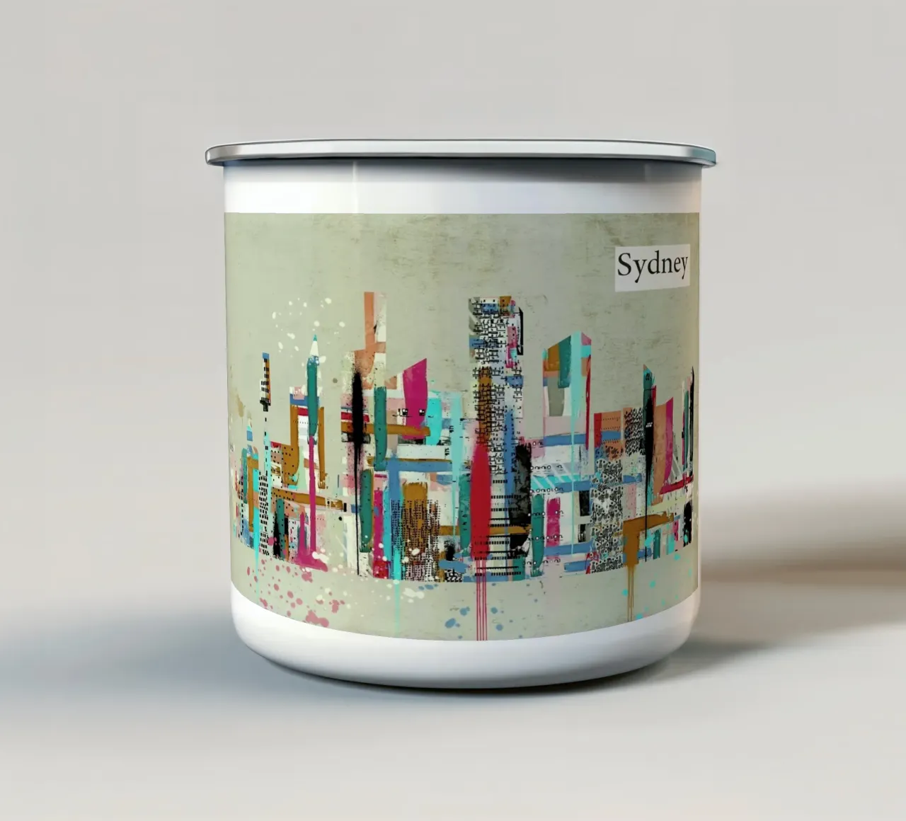 sydney tazza in smalto da Brian Buckley