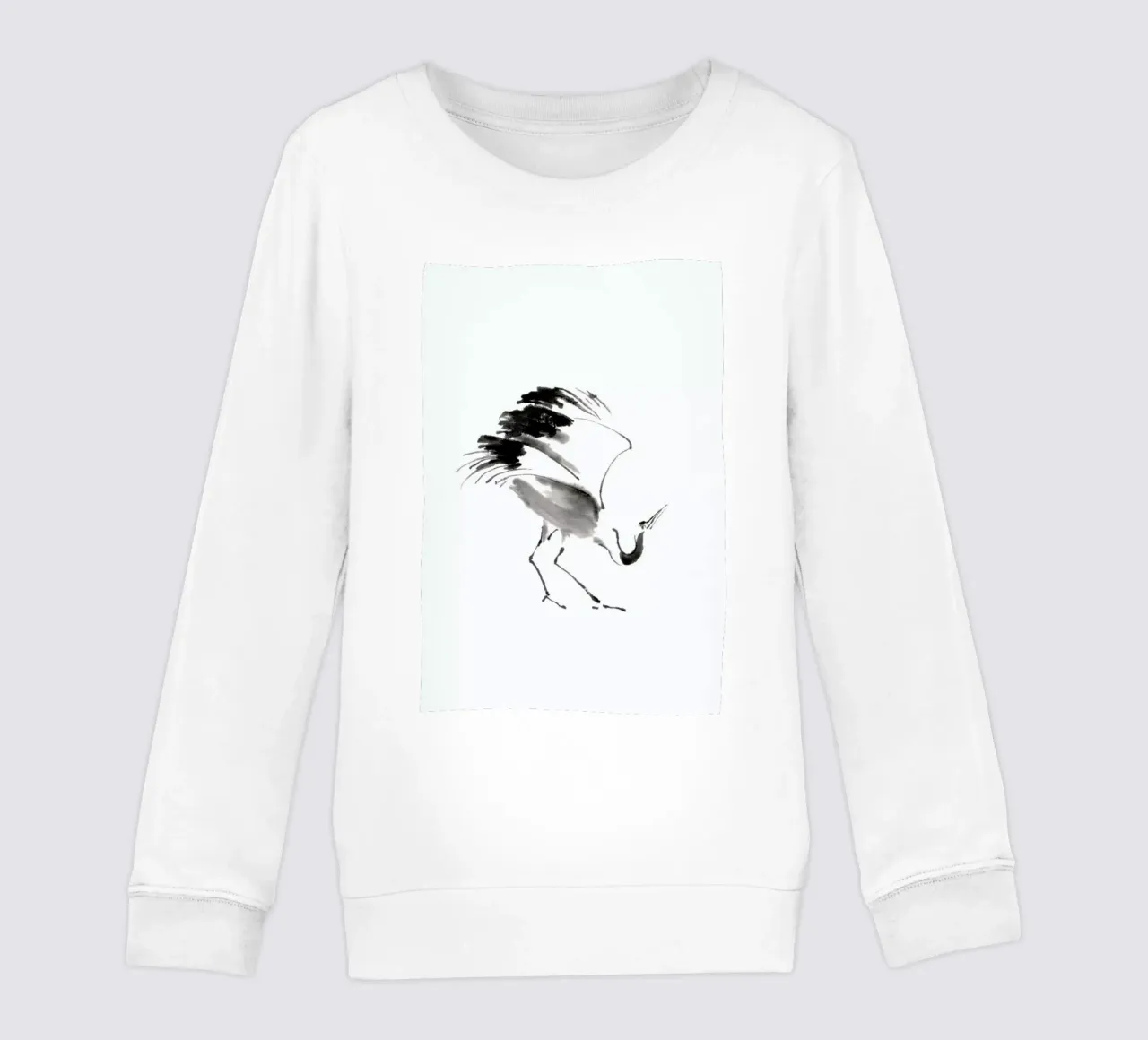 Bowing Crane II felpa bambino da Flora & Fauna