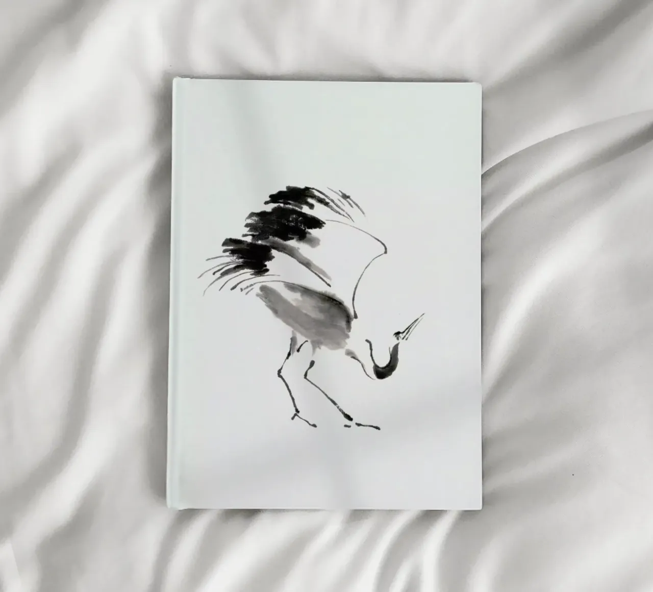 Bowing Crane II notebook by Flora & Fauna