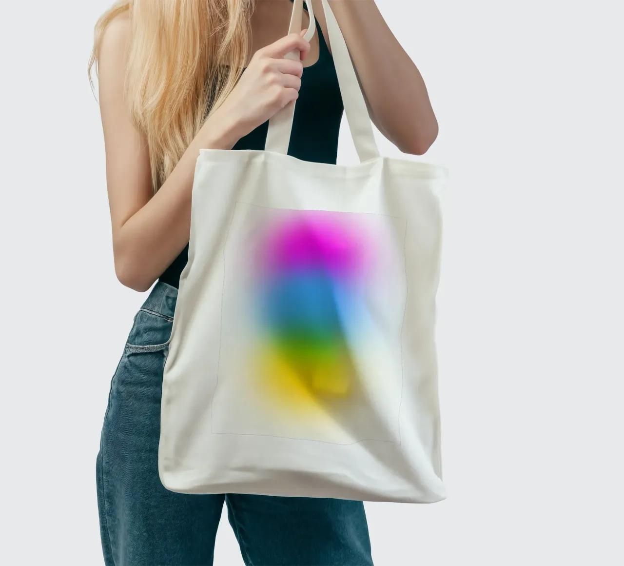 CMY tote bag by Flo Klein