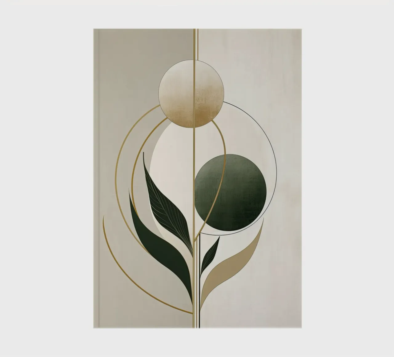 Abstract botanisch notebook by Imagine