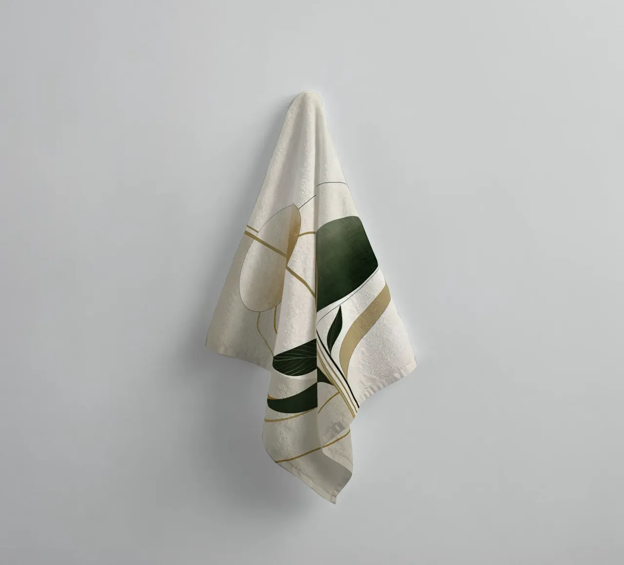 Abstract botanisch towel by Imagine