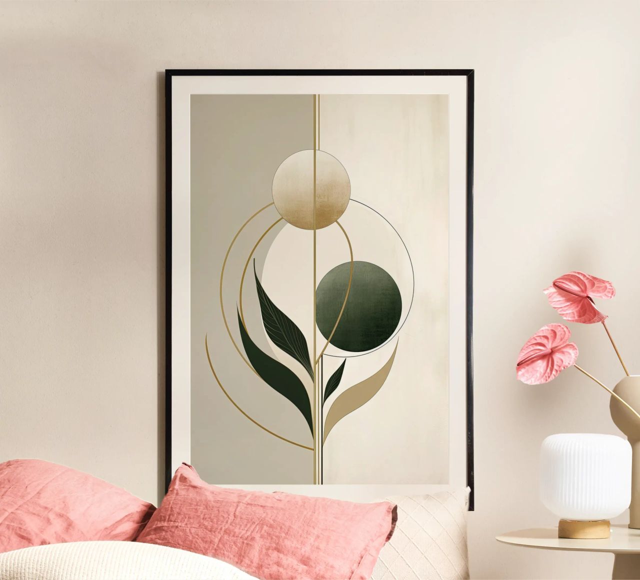 Abstrakt botanisch Poster von Imagine