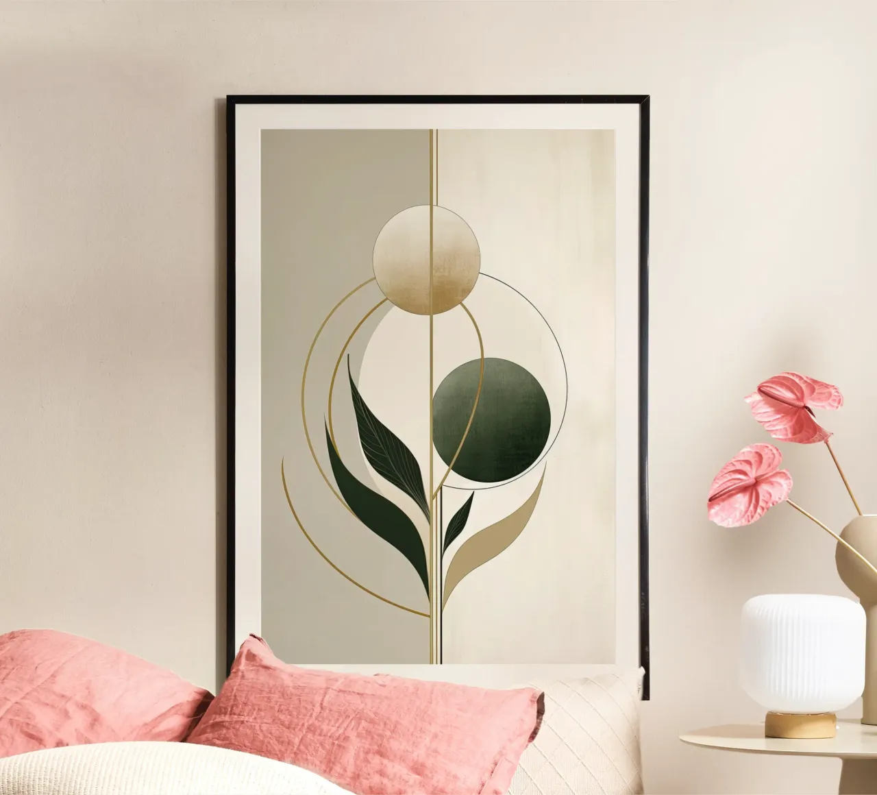 Abstract botanisch poster van Imagine
