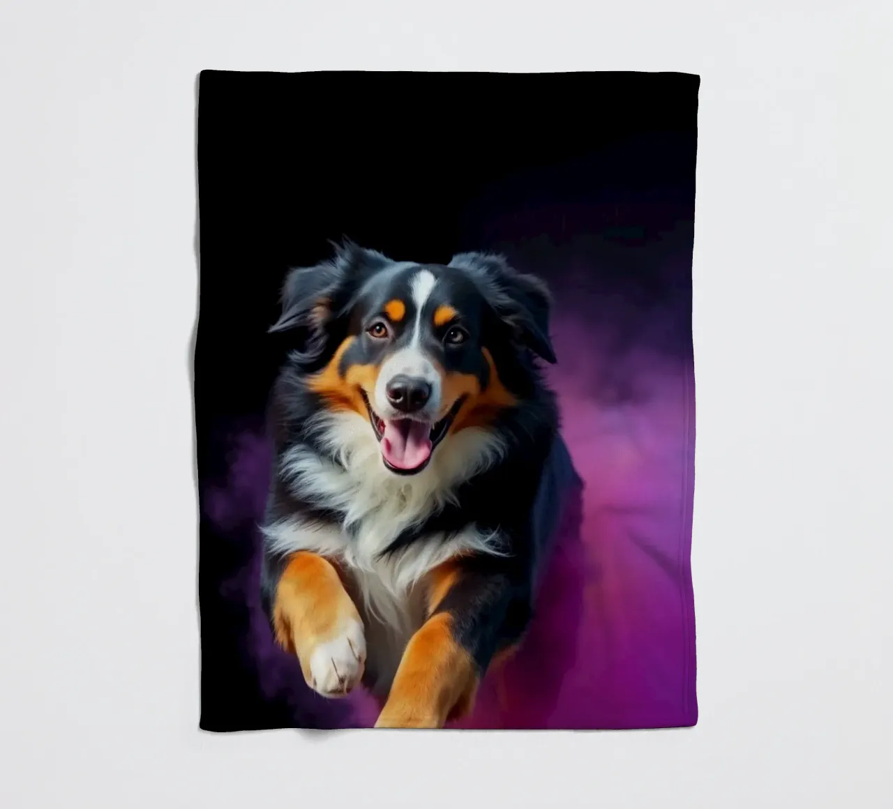 Der bunte Berner Sennenhund #215 Fleecedecke von Yumis.Beargang.and.Me