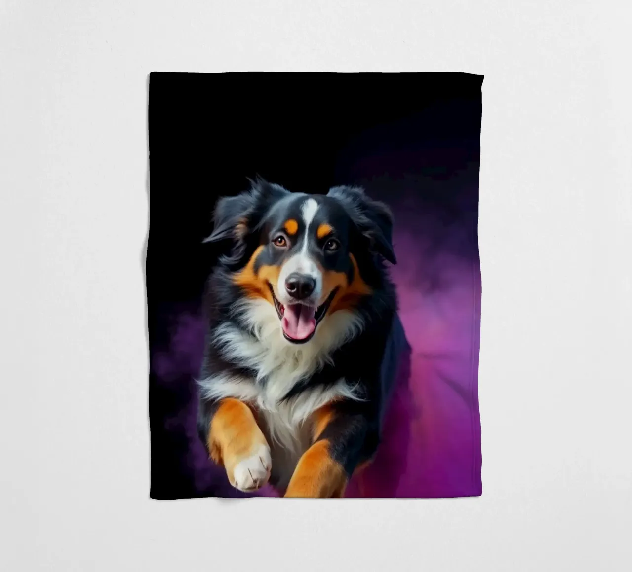 Der bunte Berner Sennenhund #215 Fleecedecke von Yumis.Beargang.and.Me
