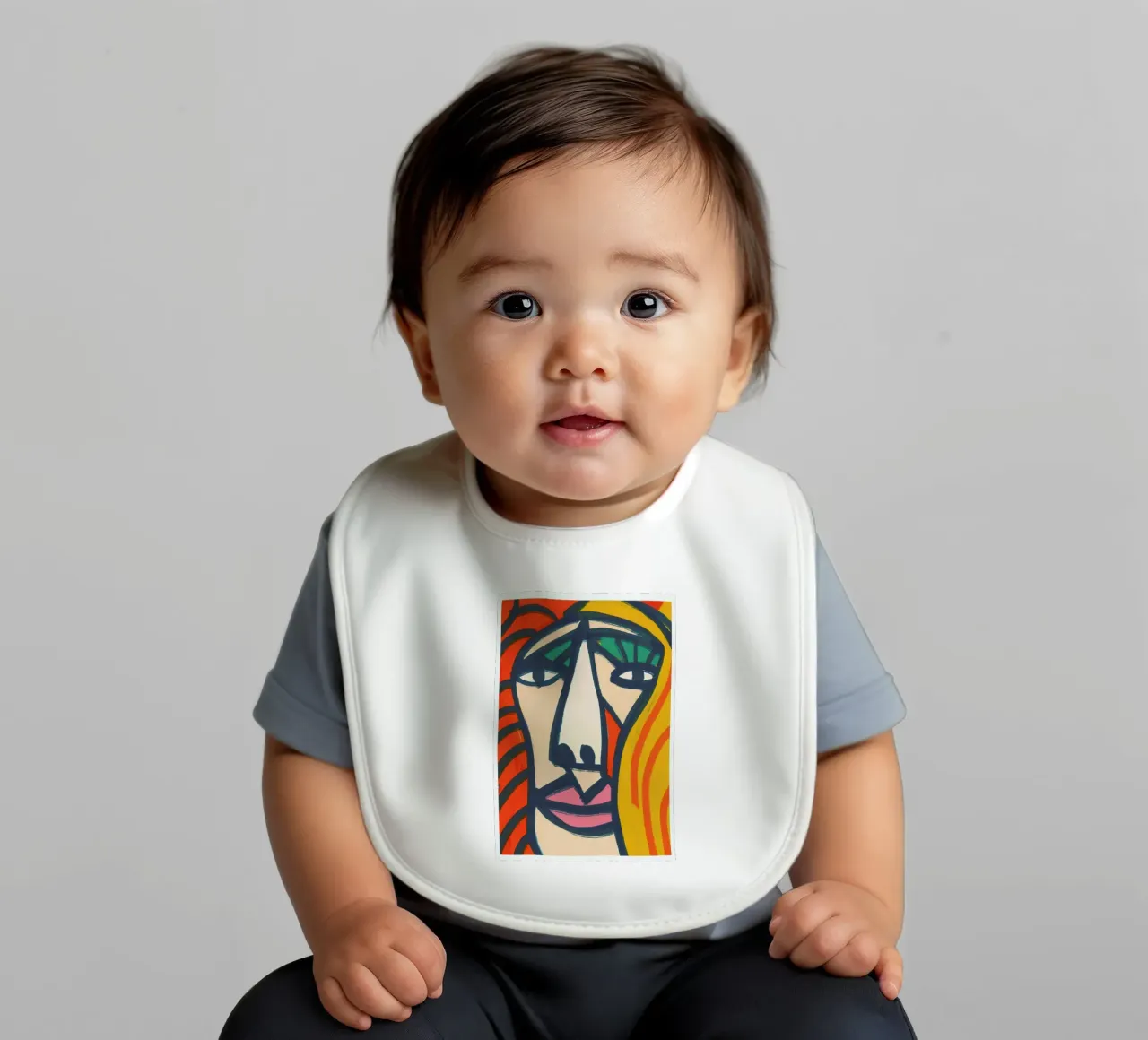 Sarah baby bib by Maria Kritzas