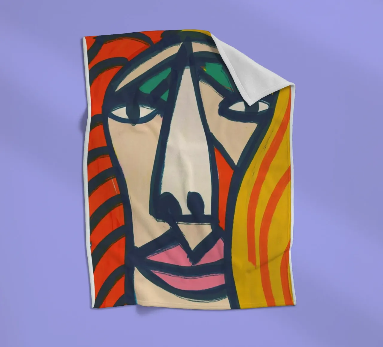 Sarah fleece blanket by Maria Kritzas