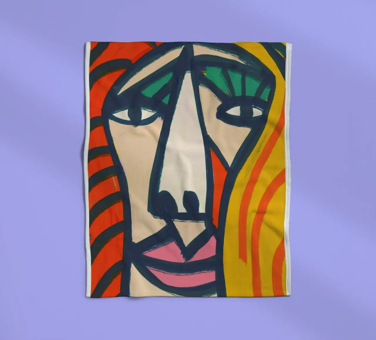 Sarah fleece blanket by Maria Kritzas