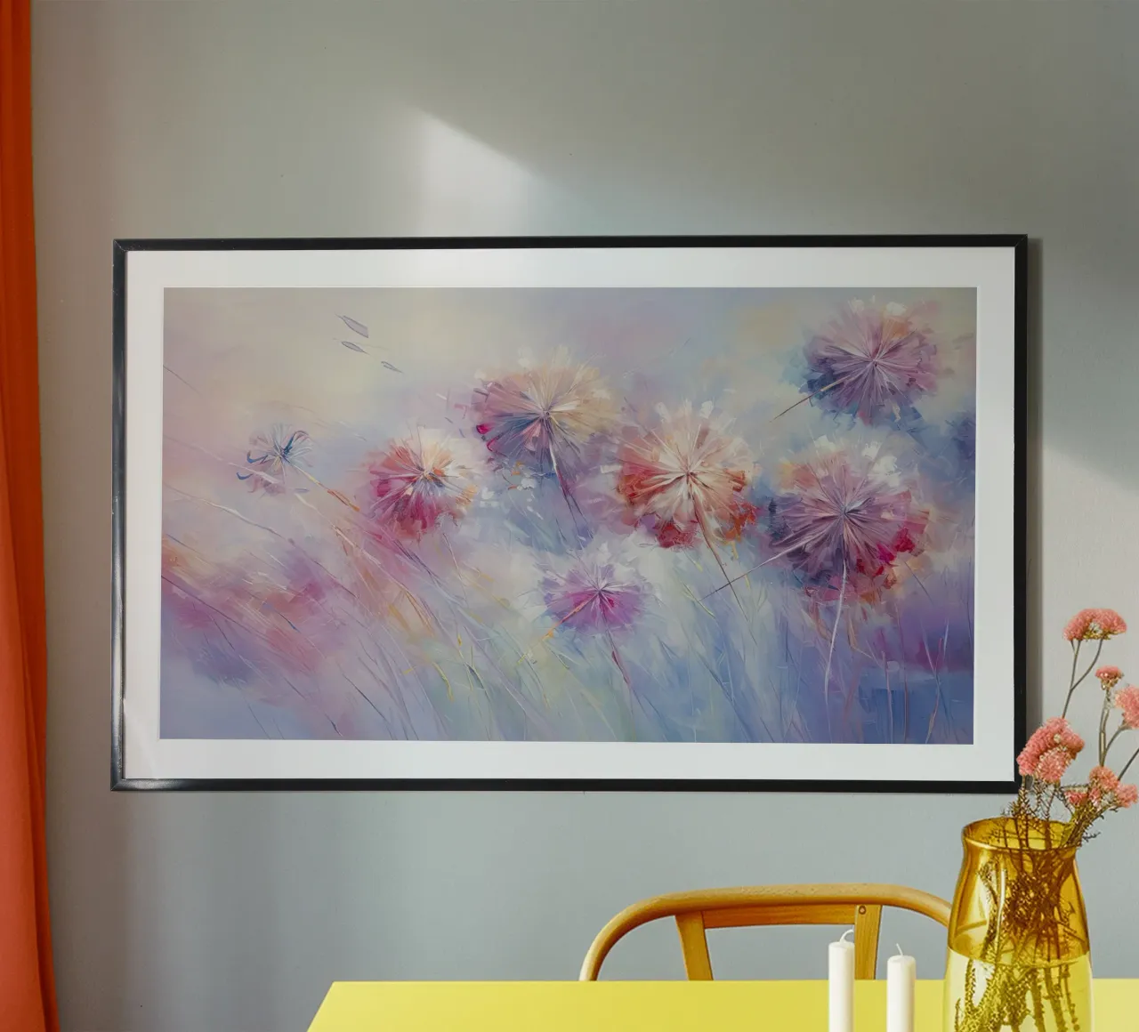 Fiori di colore viola poster da Imagine