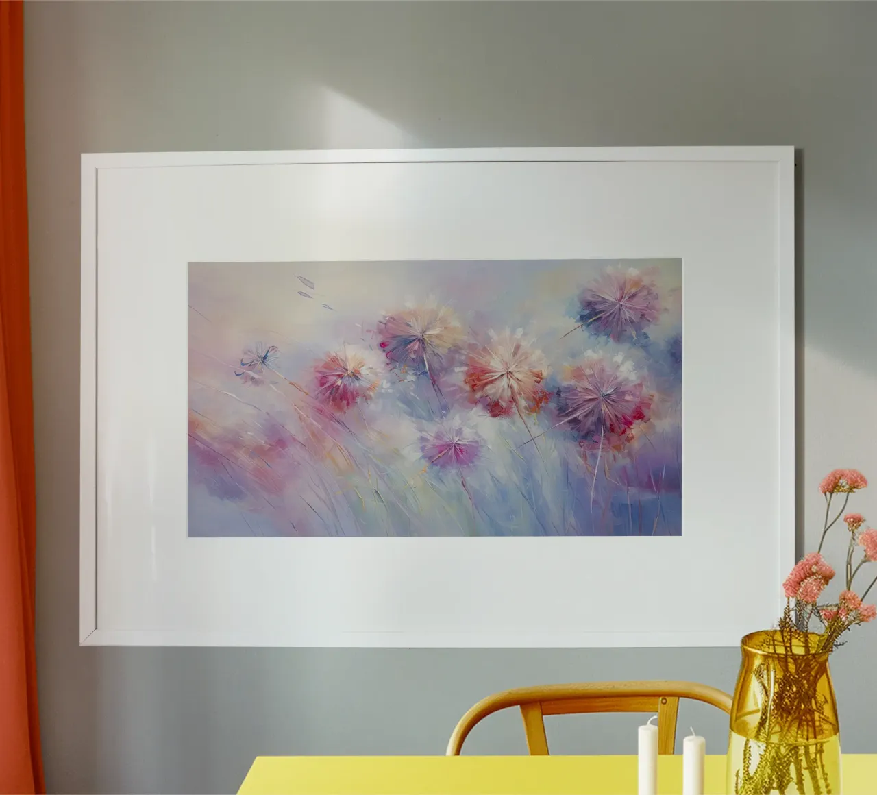 Fiori di colore viola poster da Imagine