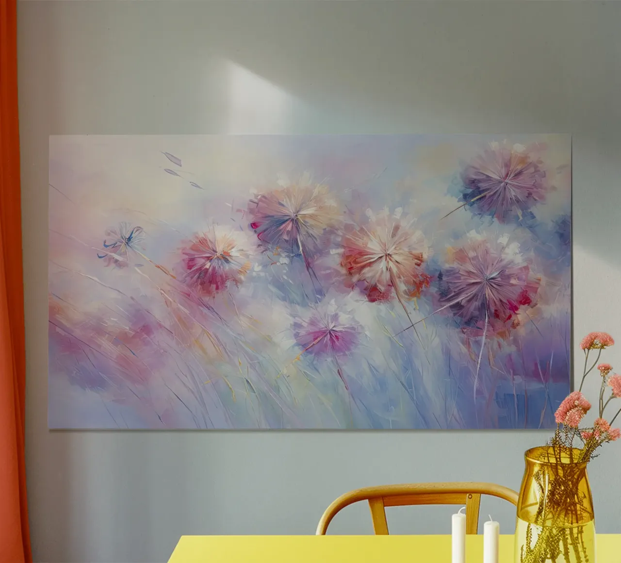 Fiori di colore viola poster da Imagine