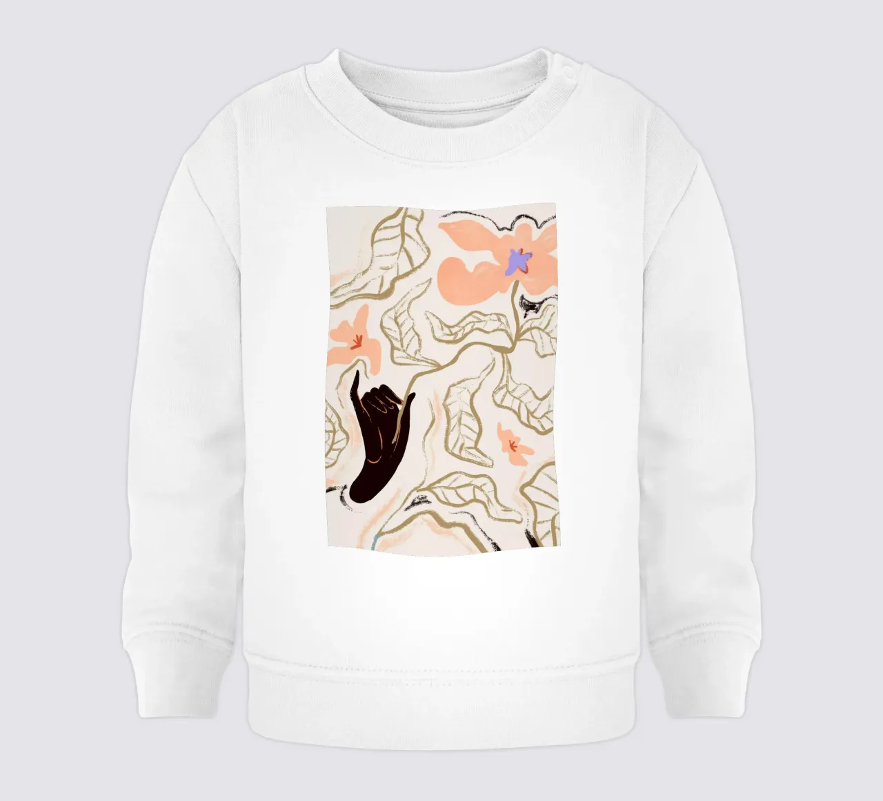 Le Fleur felpa neonato da Arty Guava