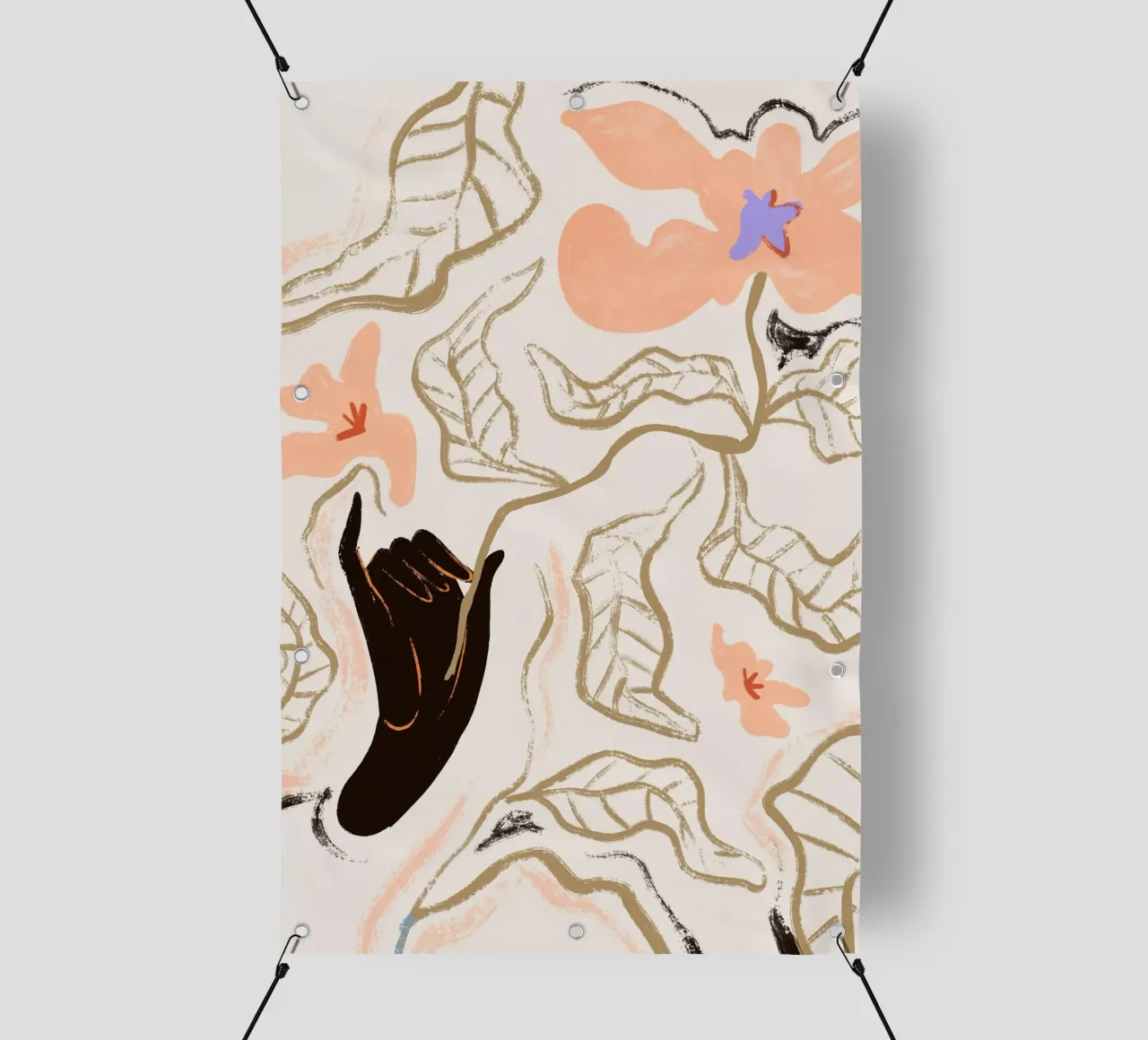 Le Fleur telo in pvc da Arty Guava