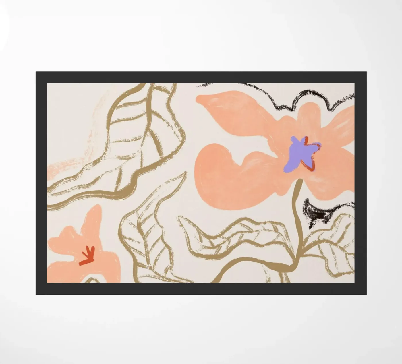 Le Fleur doormat by Arty Guava