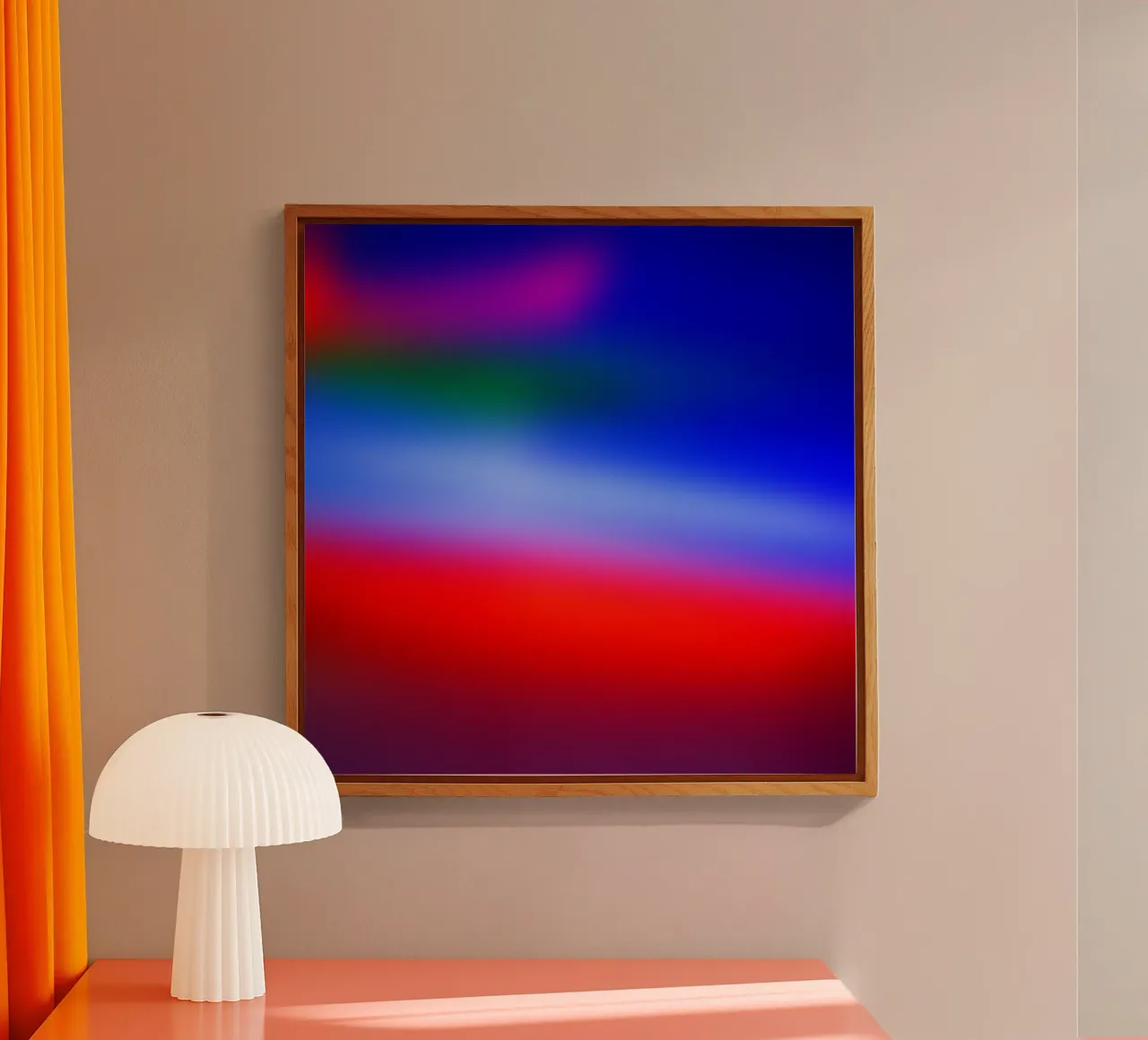 Blau plexiglass da Flo Klein