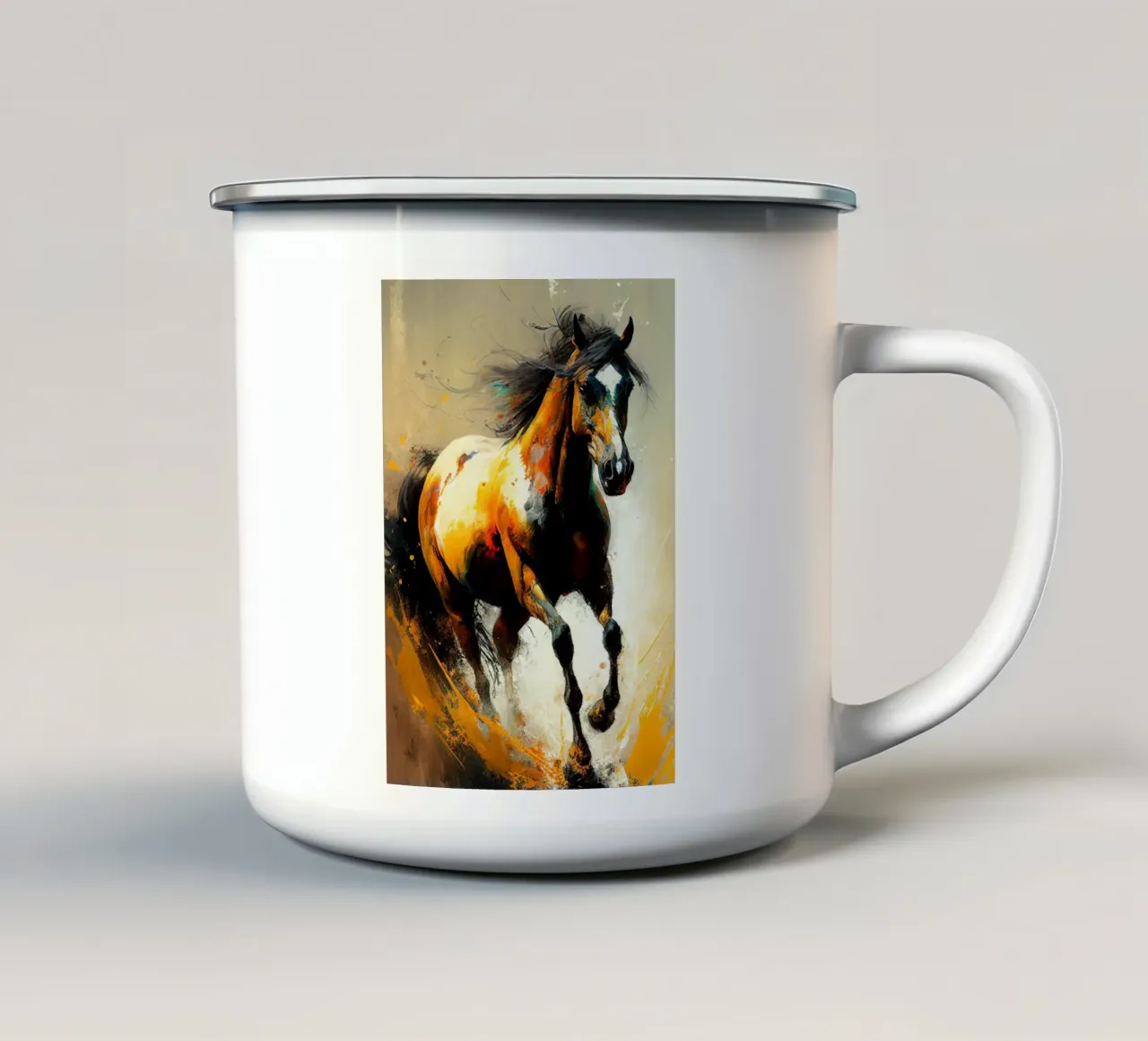 Arte da parete di Imagine tazza in smalto da Imagine