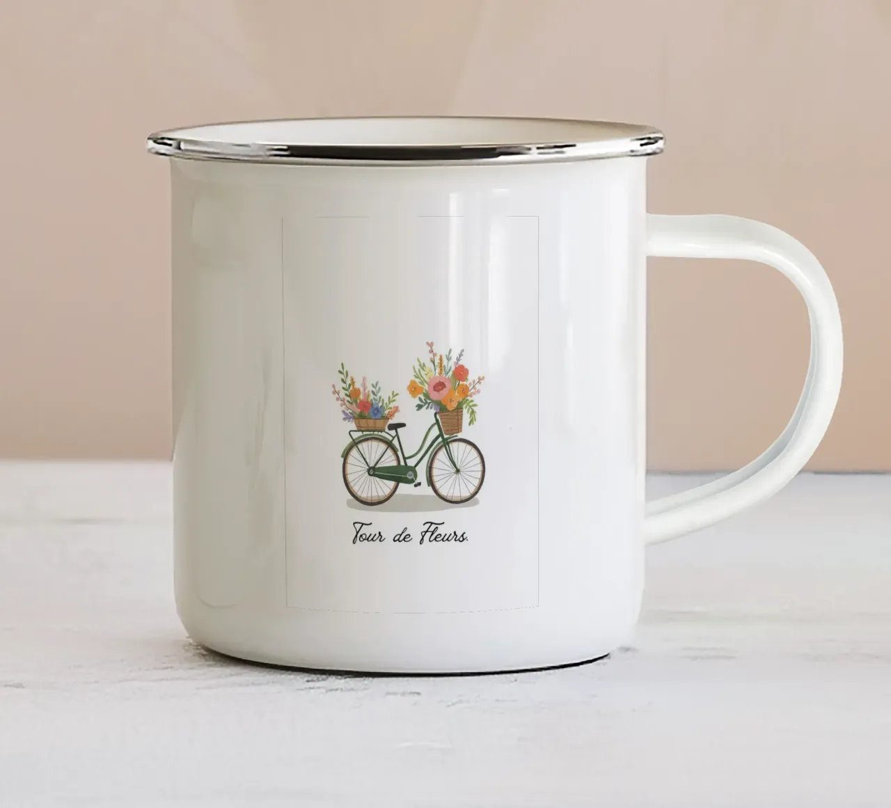 Tour de Fleurs tazza in smalto da designsbysophia