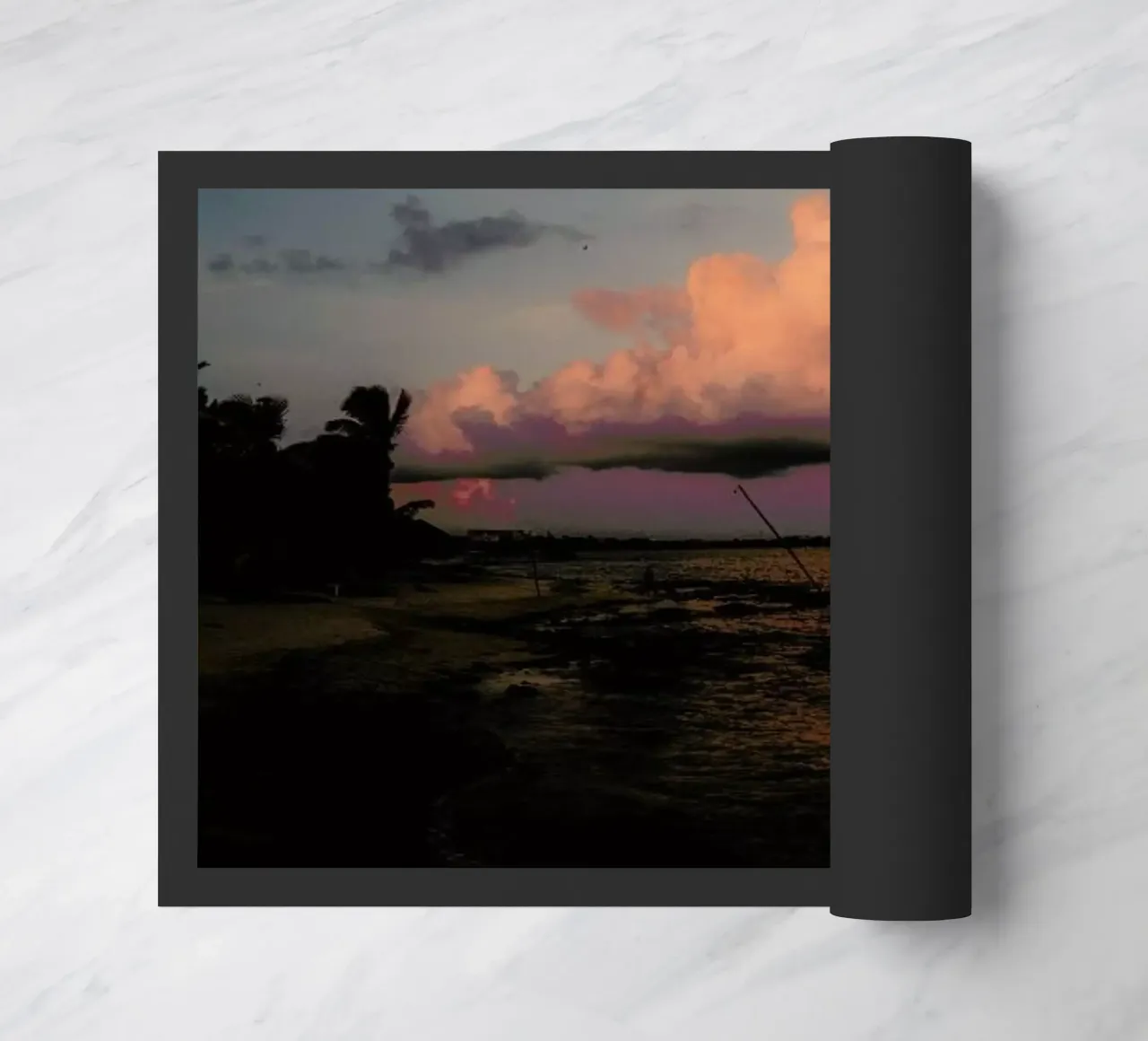 Taste of Sea Sunset IV paillasson de Philipp Reinhard