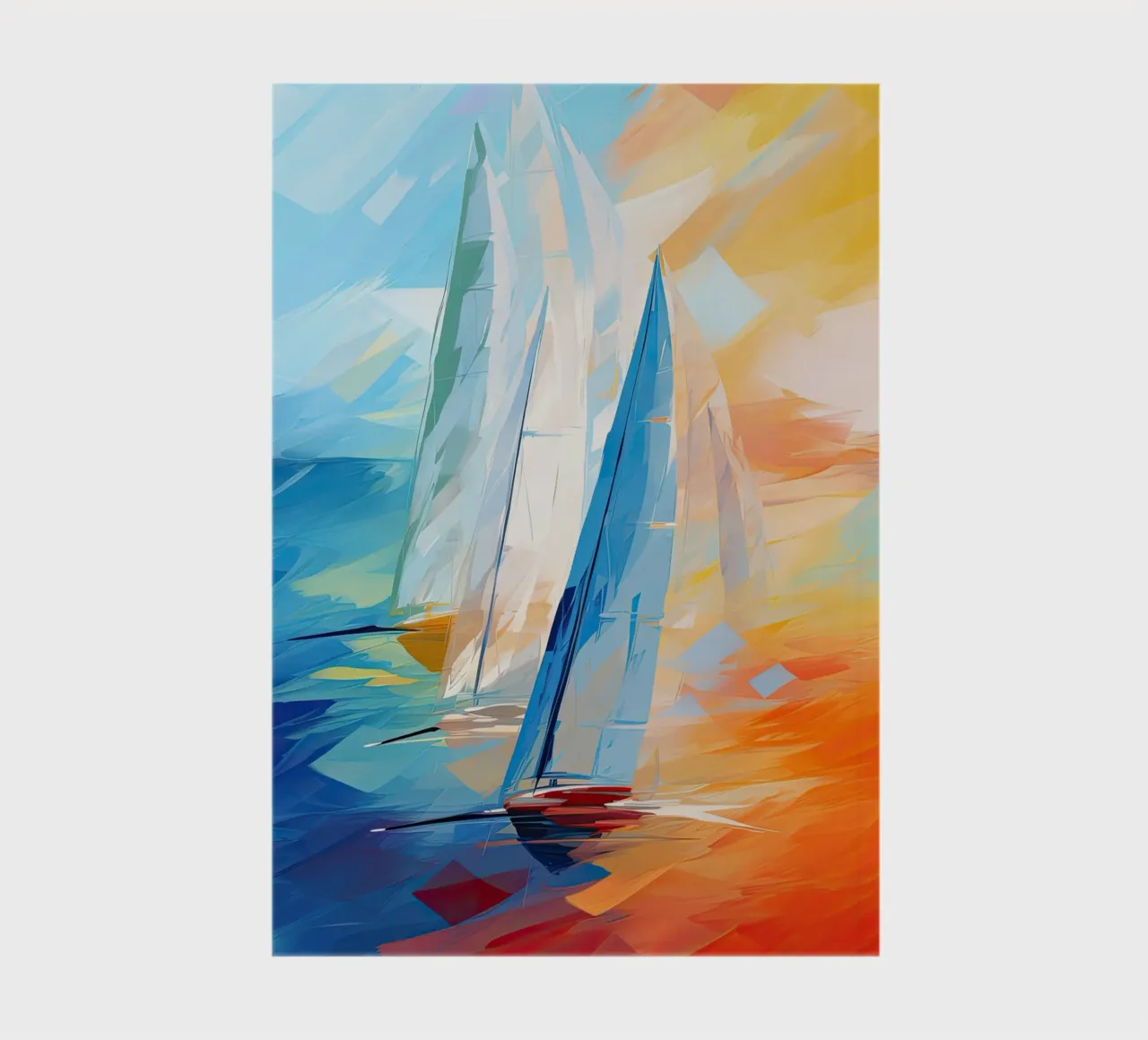 Zeilboot abstract notebook by Imagine