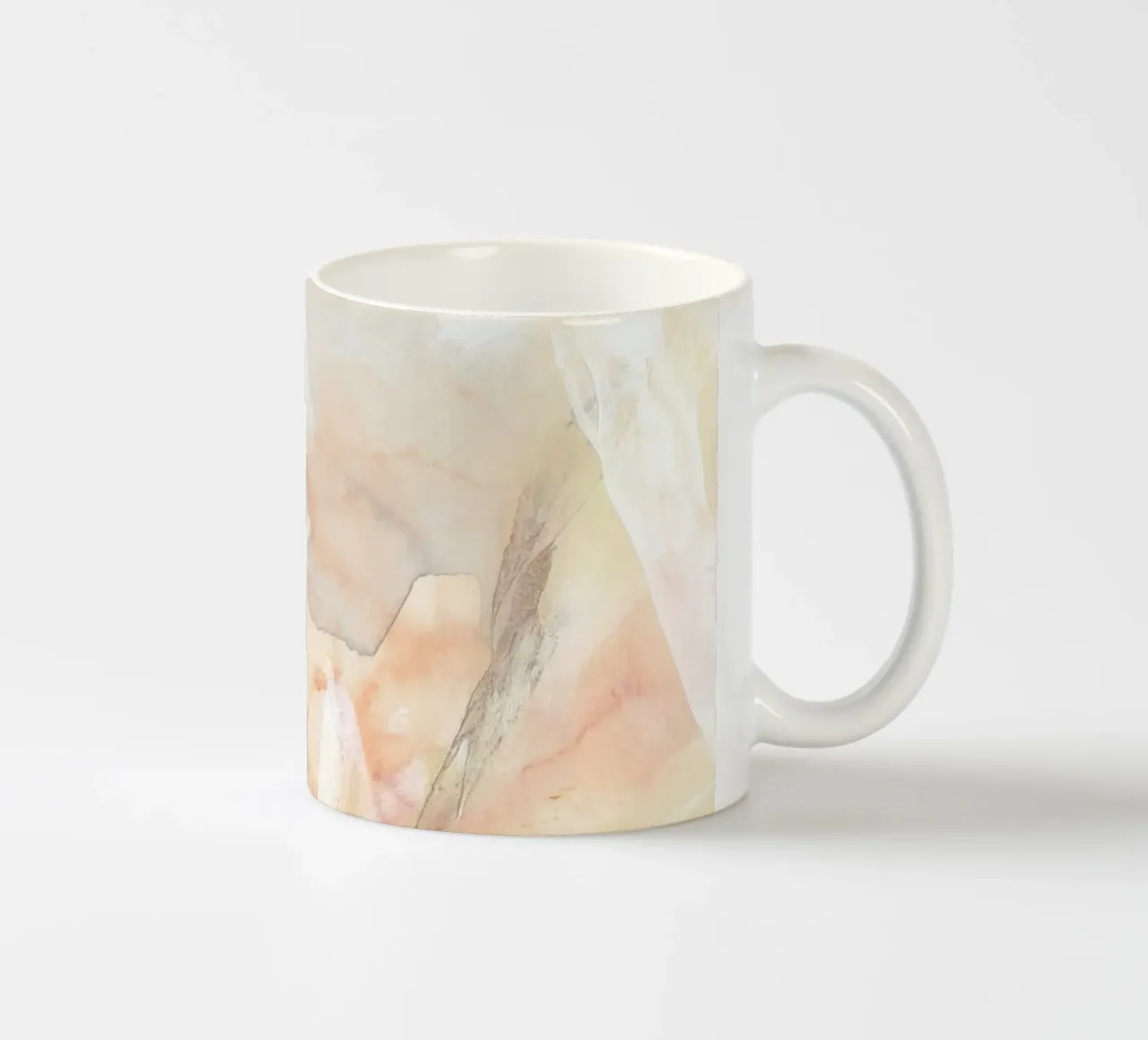 Pennellate di toni caldi 5 tazza in ceramica da NouveauPrints