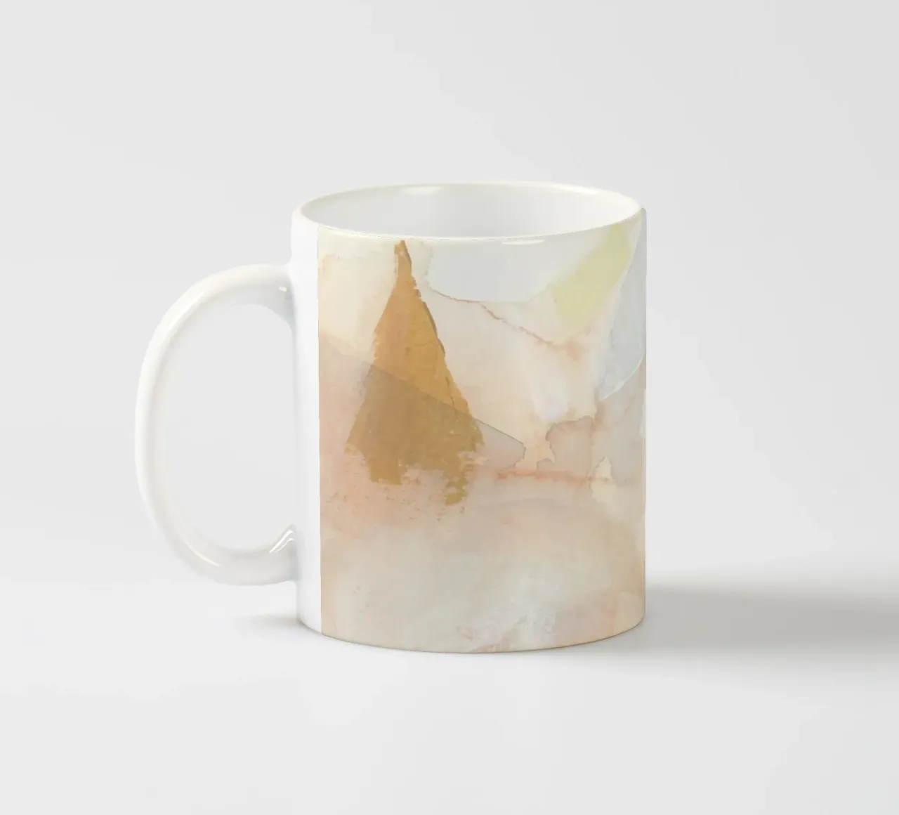 Pennellate di toni caldi 5 tazza in ceramica da NouveauPrints
