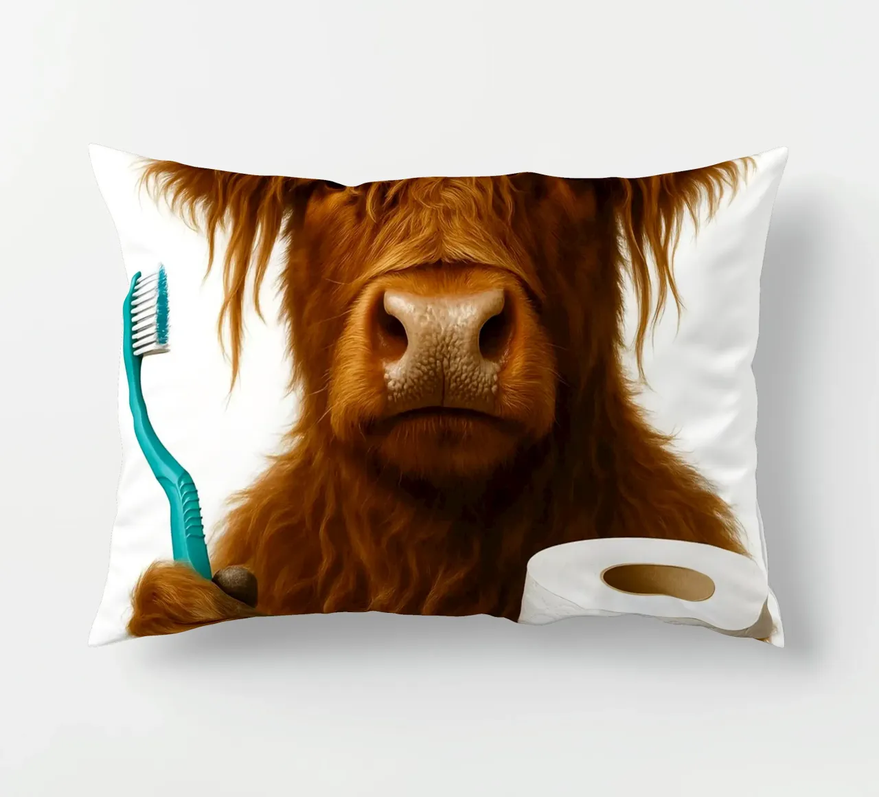 TOILETTE PER MUCCHE SCOZZESI cuscino da ARTOMATIC