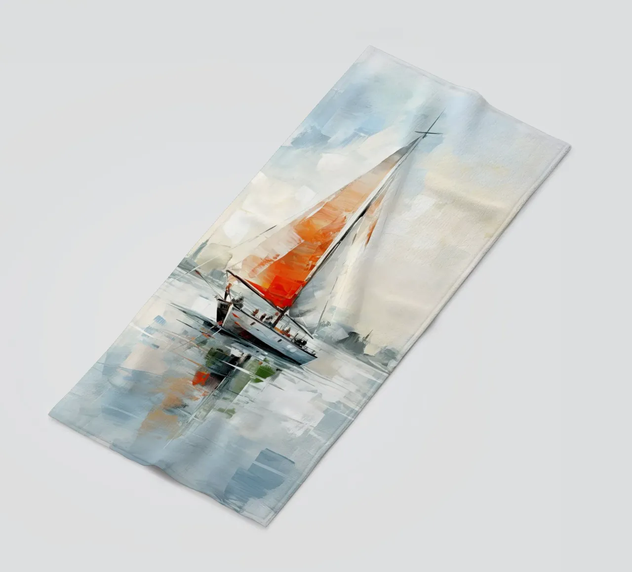 Zeilboot telo mare da Imagine