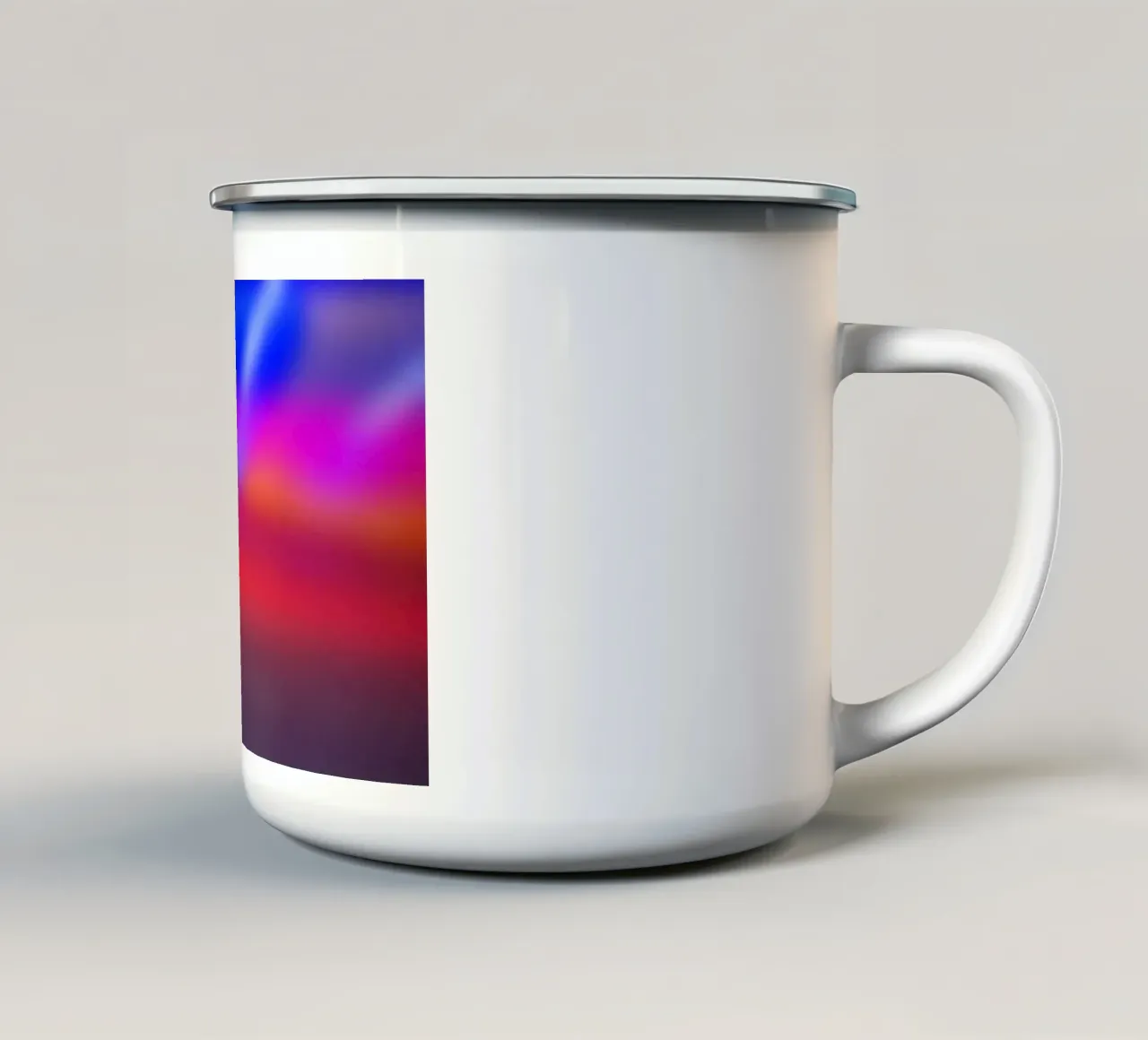 NYPD Blue tazza in smalto da Flo Klein