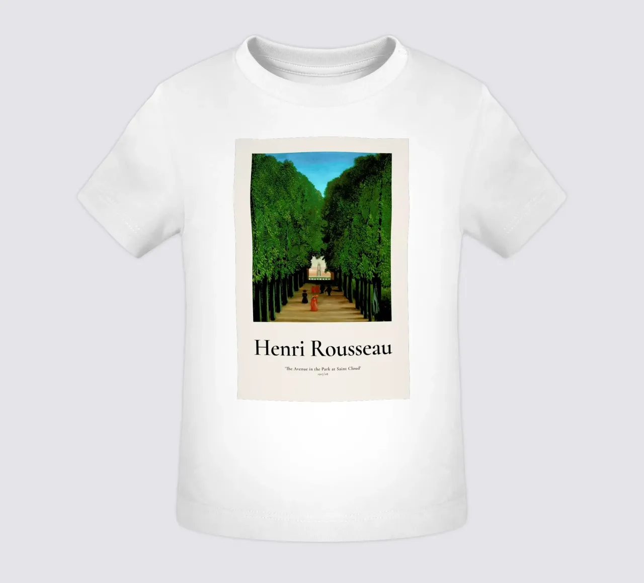 Rousseau - The Avenue in the Park at Saint Cloud maglietta neonato da ARTOTHEK