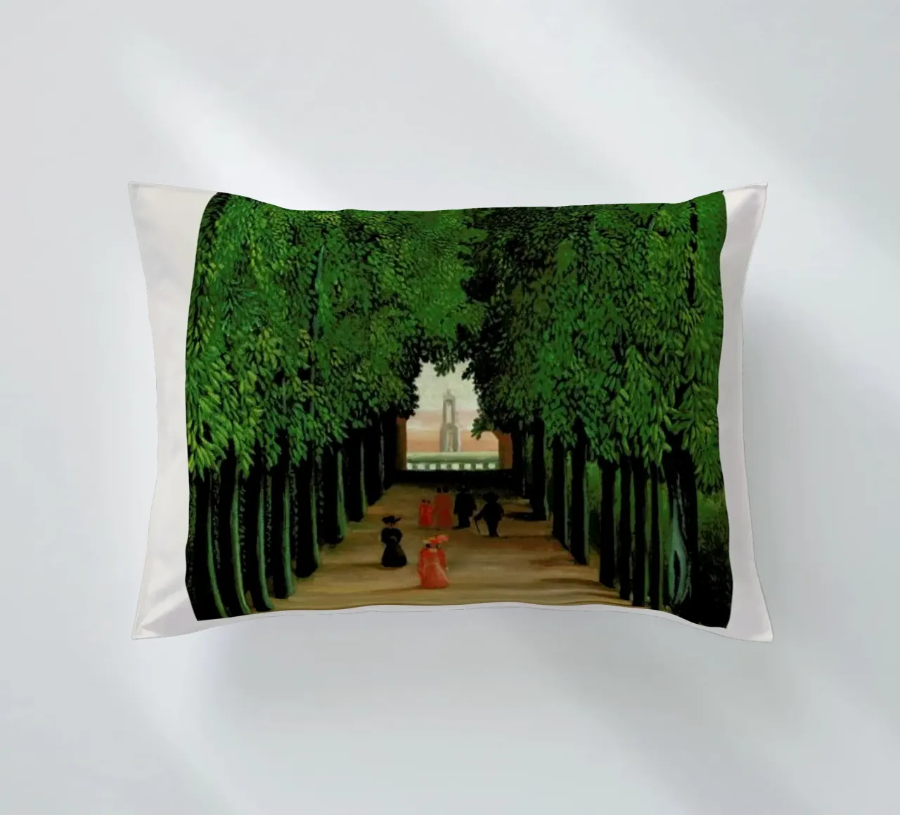 Rousseau - The Avenue in the Park at Saint Cloud cuscino da ARTOTHEK
