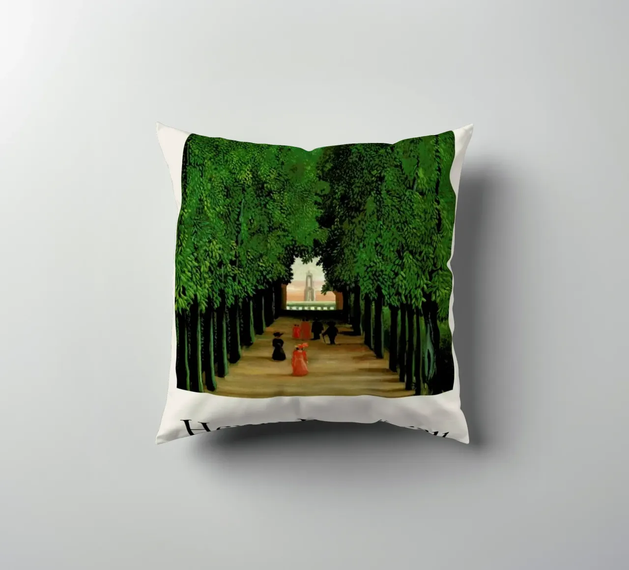 Rousseau - The Avenue in the Park at Saint Cloud cuscino da ARTOTHEK
