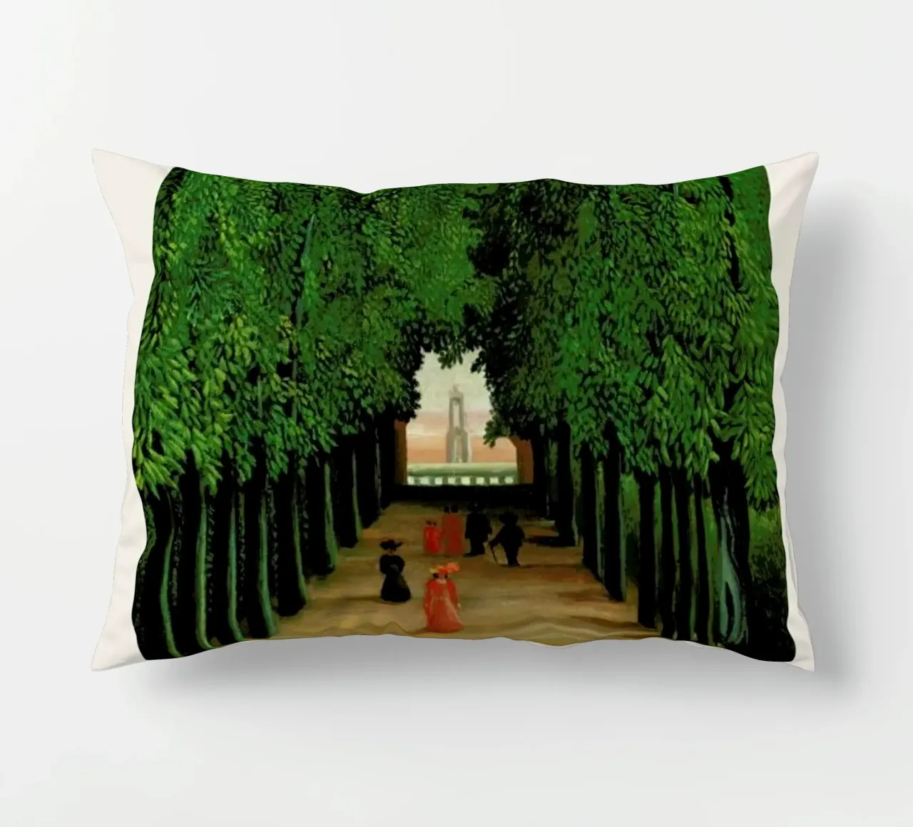 Rousseau - The Avenue in the Park at Saint Cloud cuscino da ARTOTHEK