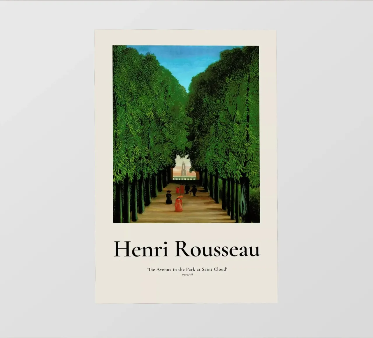 Rousseau - The Avenue in the Park at Saint Cloud telo in pvc da ARTOTHEK